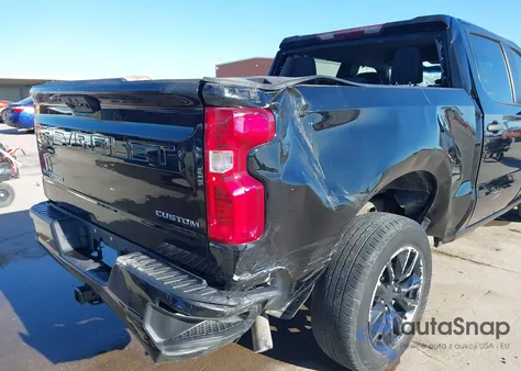 2022 Chevrolet Silverado 1500 2Wd Short Bed Custom z USA, uszkodzony, nr VIN 1GCPABEK2NZ634754